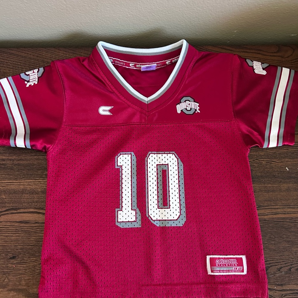 Kids Red College Team Jersey